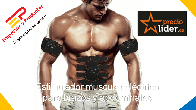 estimulador muscular eléctrico para brazos y abdominales