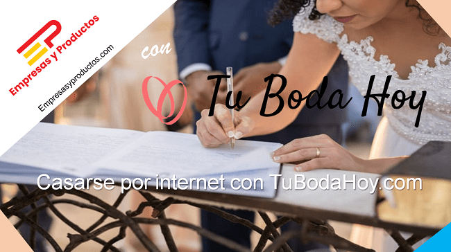 casarse por internet con tubodahoy