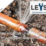 cómo localizar una fuga de agua en una tubería enterrada