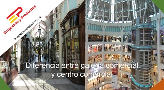 Diferencia entre galería comercial y centro comercial