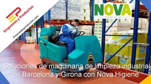 soluciones de maquinaria de limpieza industrial en Barcelona y Girona