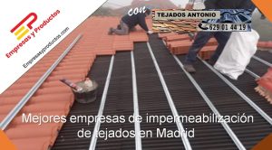 mejores empresas de impermeabilización de tejados en Madrid