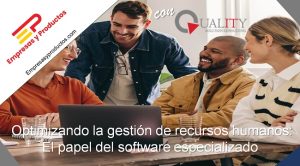 software para optimizar la gestión de recursos humanos
