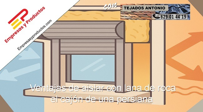 Ventajas de aislar con lana de roca el cajón de una persiana